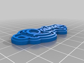 2 qashqai Anahtarlık özelleştirilmiş 3d print model - Mito3D