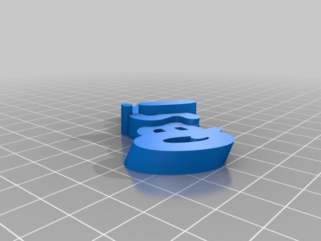 qasim chaveiro chaveiros personalizado 3D print model - Mito3D