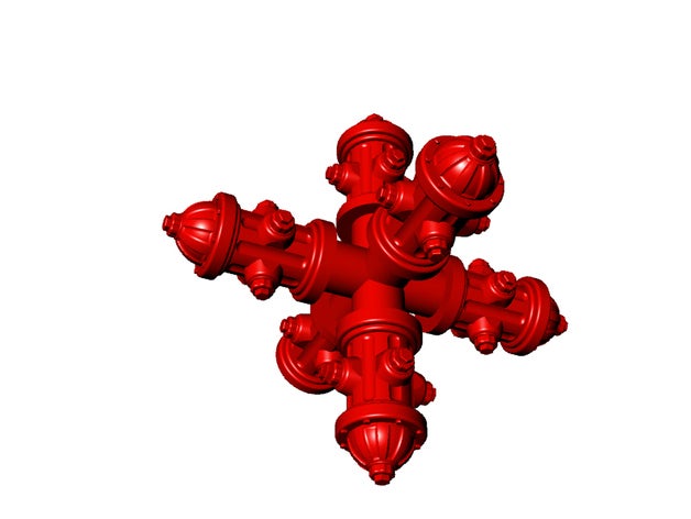 hydrant ball pets 3D print model - Mito3D