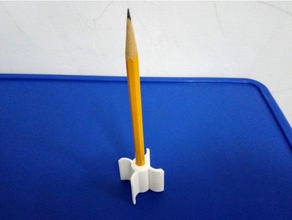 rocket pencil top rotating wings gadgets 3d print model - Mito3D