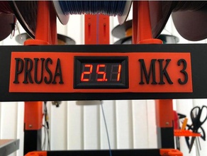 digitale termometro della temperatura staffa mk3 3d stampa 3d print model - Mito3D