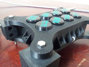arcade stick düğmeleri yok sanwa diy düğmesi 3d print model - Mito3D