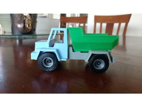tekerlekli oyuncak damperli kamyon oyuncaklar oyunlar araba lastik 3d print model - Mito3D