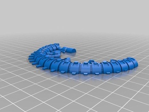 necron titan spine halves toys games 28mm 40k 3d print model - Mito3D