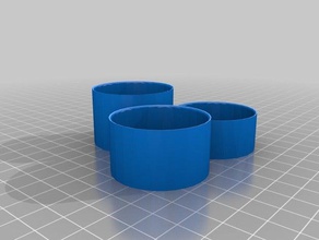 candle tealight 3 tier holder decor 3d print model - Mito3D