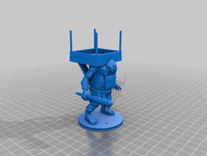 ogre howdah oyuncak oyun aksesuarlar dnd mini mtof 3d print model - Mito3D