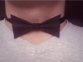playboy bow tie accessories 3d print model - Mito3D