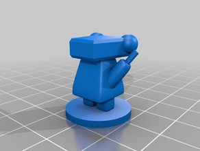 robo mineiro figura v1 modelo robôs 3d print model - Mito3D