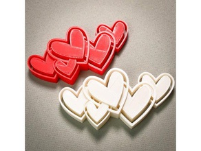 bouquet de coeurs décor coeur saint valentin l'amour nsfw cadeaux jour valentines 3d print model - Mito3D