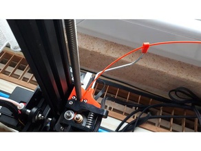 ajustable filamento guía cr10 3d de la impresora partes el ángulo en cr10s grado ender3 los piensos titular parte trasera versitale alambre 3d print model - Mito3D