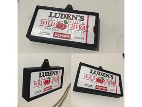supreme ludens cough drop holder containers hype hypebeast 3d print model - Mito3D