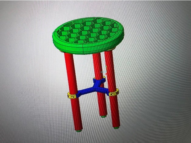 3d-hocker mk1 v1 Haushalt 3D print model - Mito3D