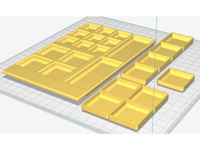 Malerei palette Kunst tools 3d print model - Mito3D