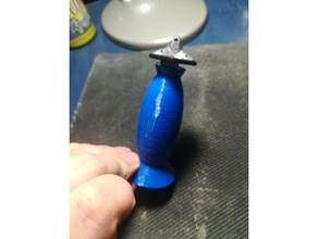el agarre de la pintura amarre para pintar herramientas miniatura 3d print model - Mito3D