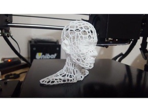 Tel kafa lambası heykel 3d baskı 3d print model - Mito3D