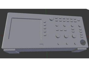 oscilloscope keychain keychains 3d print model - Mito3D