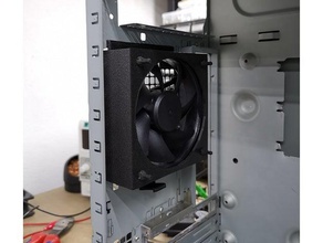 dell dimension trasera de montaje del ventilador 4600 4700++ equipo cpu 3d print model - Mito3D
