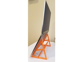 lenovo yoga c930 vertical stand parametric model computer laptop 3d print model - Mito3D