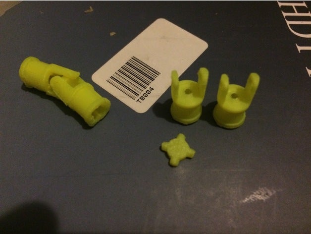 lego technic giunto universale parti separate costruzione giocattoli 3D print model - Mito3D