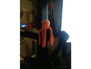 flexible octopus größere Augen Kunst artikuliert Figur Artikulation poulpe 3d print model - Mito3D