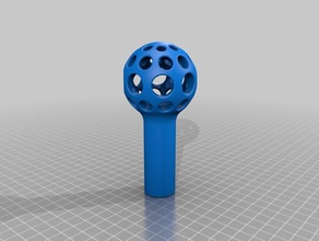 golf ball shift knob vehicles 3d print model - Mito3D