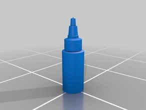 Farbe Flasche mock-up Requisiten 3d print model - Mito3D
