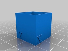 20mm x4mm einzelne Wand extruder calibration cube 3d drucken tests 3d print model - Mito3D