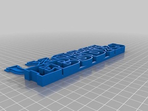 my customized text box lid containers 3d print model - Mito3D