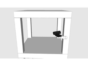 webcam de montagem 3d a impressora os acessórios gabinete ikea falta logitech c920 octoprint em tripé 3d print model - Mito3D