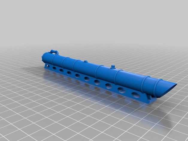 torpedo lanzador r c vehículos k203 motor de la lancha torpedera mtb p6 clase proyecto 183 rc barco piezas soviética unión 2 ª guerra mundial las armas segunda 3D print model - Mito3D