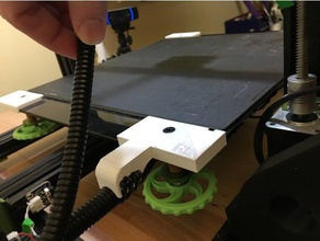 trasero izquierdo soporte de alambre tevo tornado Impresora 3d las piezas 3d print model - Mito3D