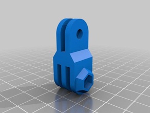 mi personalizados gopro adaptador cámara 3d print model - Mito3D