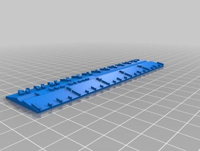 my customized locking pencil box set-eva learning 3d print model - Mito3D