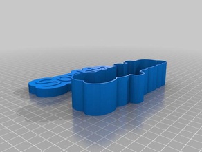 my customized text box sophia toys games 3d print model - Mito3D