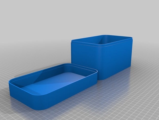 gran personalizar la tapa de caja organización 3D print model - Mito3D