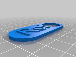 roi-Schlüsselanhänger Schlüsselanhänger angepasst 3d print model - Mito3D