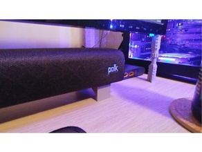 polk soundbar riser audio 3d print model - Mito3D