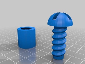 screw parts 3d print model - Mito3D