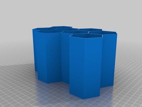 30x08x4x2 honeycomb biology customized 3d print model - Mito3D
