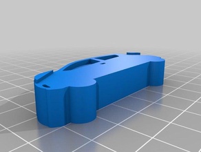 llavero chevrolet spark fob chaveiros 3d print model - Mito3D