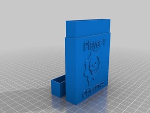 jogador 1 kt arena de caixa jogos personalizado 3d print model - Mito3D