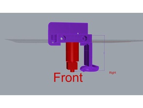 tronxy xy-2 e3d style extruder mount printer parts 3d replacement part 3d print model - Mito3D