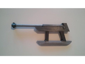 starbarian hache d'arme à feu jouet jeu accessoires harry partridge hogstrong 3d print model - Mito3D