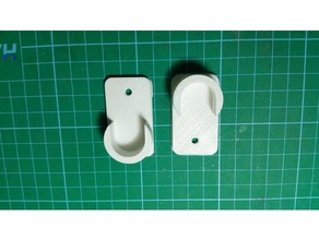 soporte barra armario bathroom casa habitacin 3d print model - Mito3D