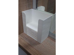 paper tissue holder organization kanteen kleenex box kleen 3d print model - Mito3D