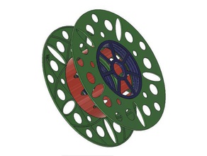 modular filamento de spool A impressão 3d fusão 360 3d print model - Mito3D
