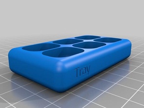 tray 3x2 v1 tool holders boxes customized 3d print model - Mito3D