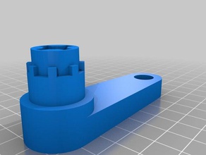 ersatzhebel aldi sandkasten mit dach substituição partes 3d print model - Mito3D