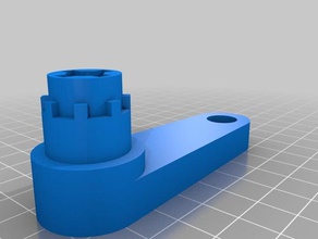 ersatzhebel aldi sandkasten mit dach replacement parts 3d print model - Mito3D