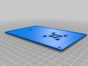 modified control-box cover fitting fan guard remix 3d printer accessories 3d print model - Mito3D